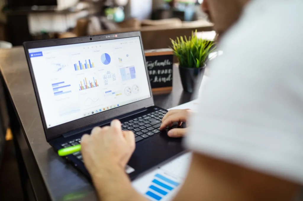 Marketing data dashboard